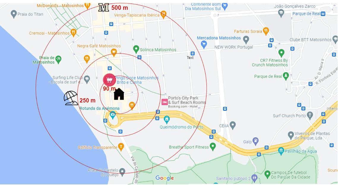 Apartament Em Condominio Com Piscina Matosinhos  Esterno foto
